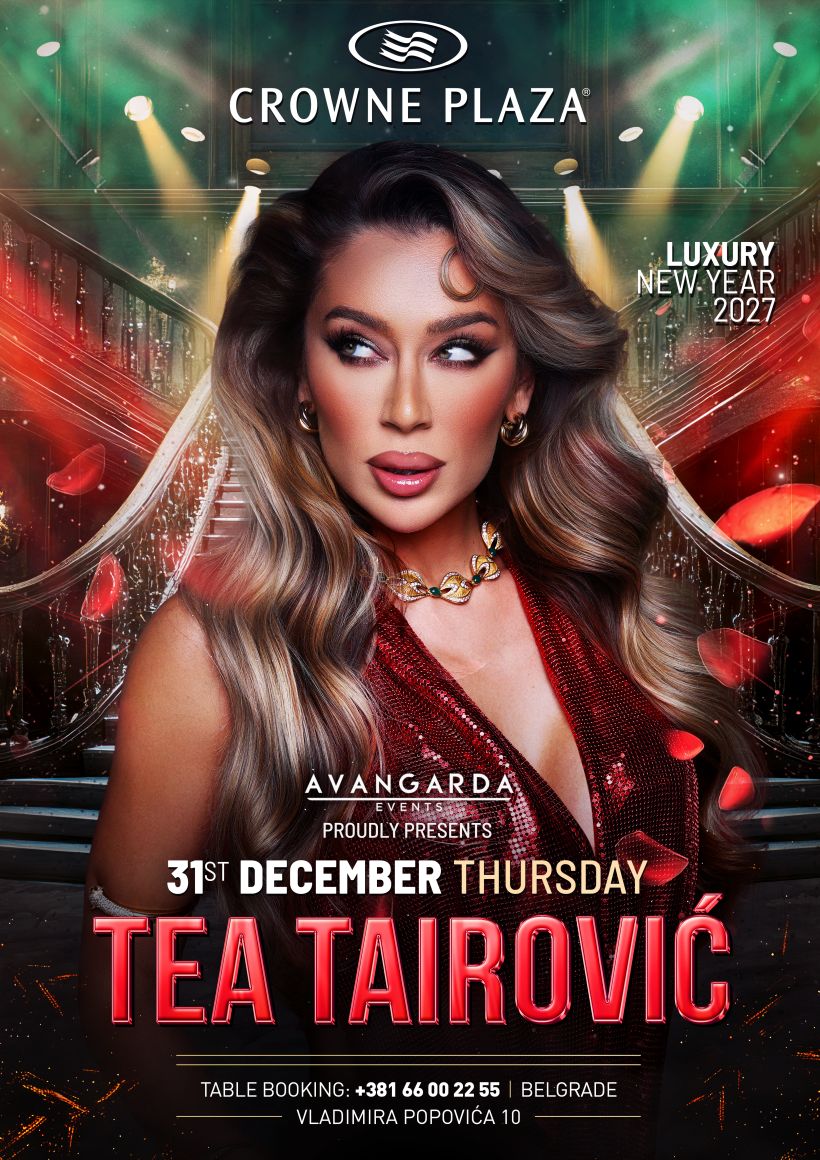 Nova godina 2027 Crowne Plaza Beograd – Tea Tairović