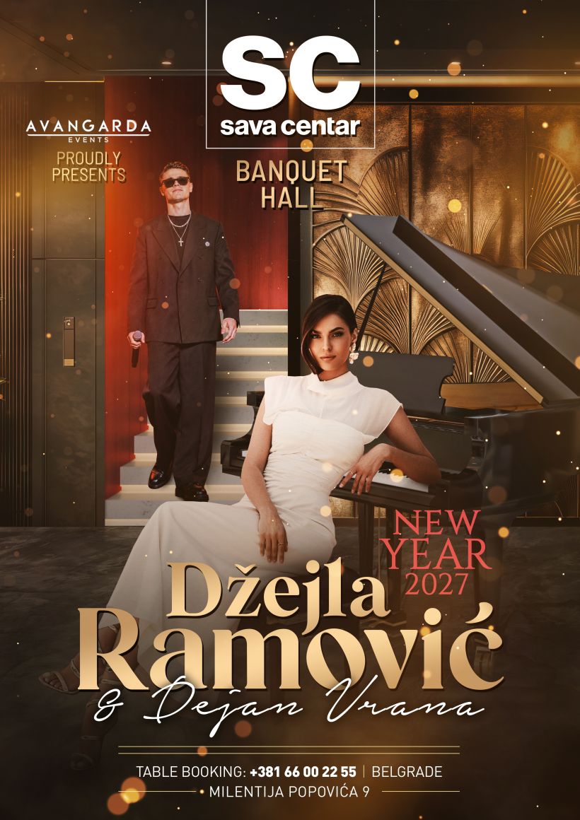Nova godina 2027 Sava Centar – Džejla Ramović i Dejan Vrana